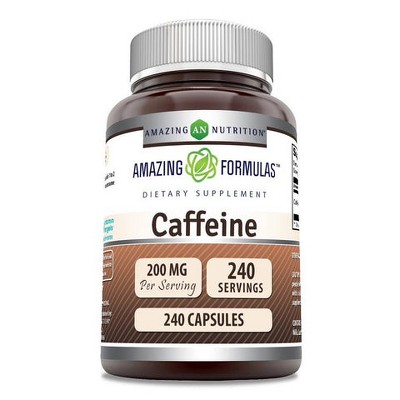 Amazing Formulas Caffeine 200 Mg 240 Capsules