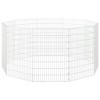 vidaXL 10-Panel Rabbit Cage 54x80 cm Galvanised Iron - 4 of 4