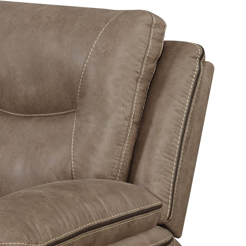 Isabella Upholstered Recliner Sofa - Steve Silver Co., 4 of 9