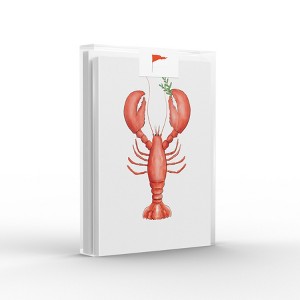 Lobstah Greeting Card Pack Set (8 ct.) by Ramus & Co - 1 of 4