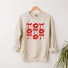 Simply Sage Market Women's Graphic Sweatshirt Lips Coquette Bow Chart - 3 of 3