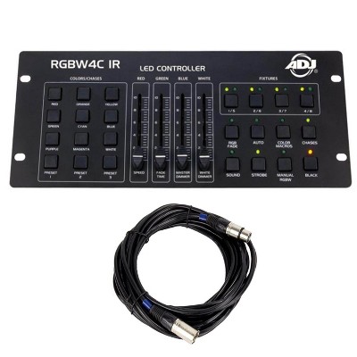 American DJ 32 Channel DMX Lighting Controller and Chauvet DJ 25 Foot DMX Cable