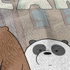 We Bare Bears Baby Bears Blanket 50"x60" Woven Tapestry - 4 of 4