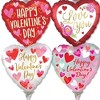LoonBalloon 4 Inch Valentine & Love Stick Value Pack Balloons (30 Pack) - Pre-Inflated - 2 of 2