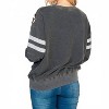Women's Football Sequin Sweatshirt - White Birch L - 2 of 3
