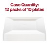 Smarty Had A Party 6.5" White Square Plastic Cake Plates (120 Plates) - 4 of 4