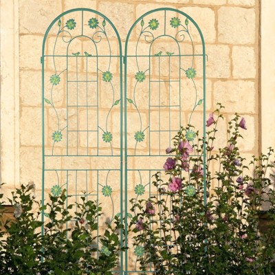 NicBex Garden Trellis Plant Stakes for Outdoor Plants, Rustproof Pothos Plant Climber Support for Garden
