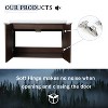 Vynxaria 72 Inch Soft Close Doors Bathroom Vanity With Sink, Two Small Storage Shelves, 24" and 12" Combination Cabinet - 3 of 4