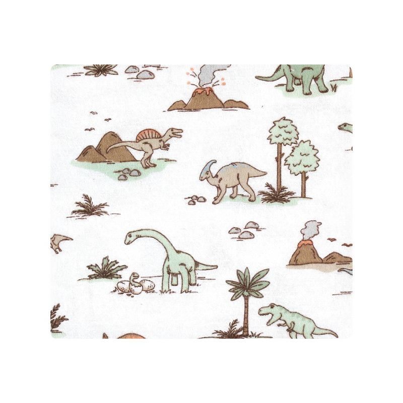 Hudson Baby Cotton Flannel Receiving Blankets, Dinosaur Adventures, One Size, 3 of 7