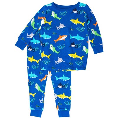 RuggedButts SoftSnooze Toddler Boys Long Sleeve Pajama Set