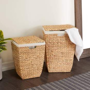 Set of 2 Traditional Sea Grass Storage Baskets - Olivia & May
