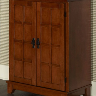 Cottage Oak Freestanding Pantry with Adjustable Shelving