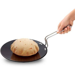 Hawkins Futura 10.25" Hard Anodized Concave Tava Griddle: Aluminum Surface, Induction & Gas Compatible, Hand Wash - 1 of 4