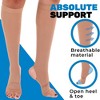 Absolute Support Unisex 20–30mmHg Graduated Compression Socks, Open Toe & Open Heel, Knee High – Varicose Veins & Swelling Relief, A911 - 4 of 4