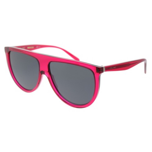 Celine Thin Shadow Cl 41435 Qjk Womens Round Sunglasses Transparent ...