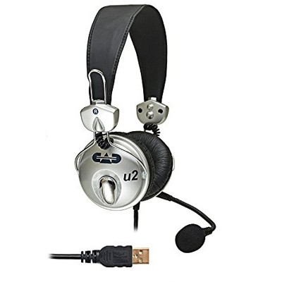CAD Audio U2 VoIP Compatible USB Stereo Headset w/ Condenser Microphone