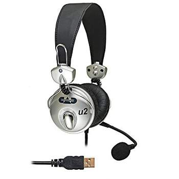 CAD U2 VoIP Compatible USB Stereo Headset w/ Condenser Microphone