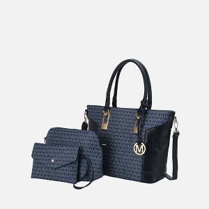 MKF Collection Shonda 3PC Tote with Cosmetic Pouch & Wristlet by Mia K - 1 of 4