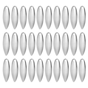 Unique Bargains Bright Finish DIY Willowleaf Bait Making Fishing Lure Blades 50 Pcs - 1 of 4