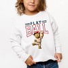 The Juniper Shop Play Ball Baseball Bear Toddler Sweatshirt - 3 of 4