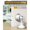 DOMETOUR Magnetic Door Stoppers 2 Pack, No Drill, Wall/Floor Mount, 3D Adhesive, Door Holder for Bottom of Door - 2 of 4