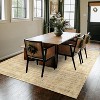 Machine Washable Abstract Rug - Non-Slip Low Pile Linen Carpet for Bedroom, Living Room & Office - Modern Accent Floor Rug - 2 of 4