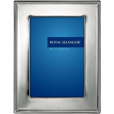 Royal Selangor 013266R Jefferson Photoframe, 4" x 6", Pewter