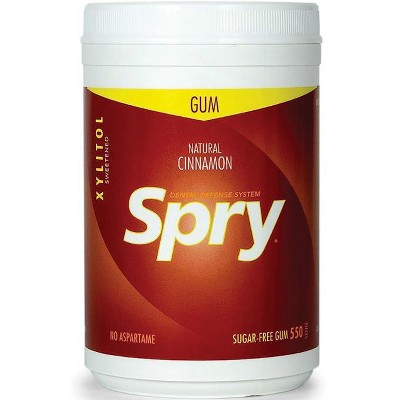 Xlear Spry Natural Cinnamon Chewing Gum.