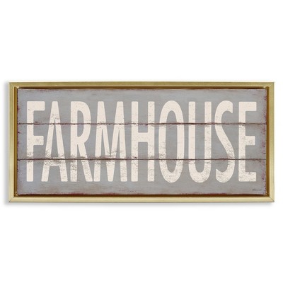 Stupell Industries Farmhouse Rustic Planked Design, 25" x 11"