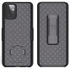 Nakedcellphone Slim Case with Stand and Belt Clip Holster for Motorola Moto G Power 5G (2023) - Black - 2 of 4