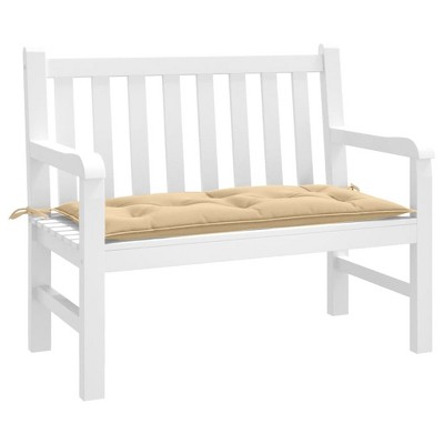 vidaXL Garden Bench Cushion Melange Beige 39.4"x19.7"x2.8" Fabric