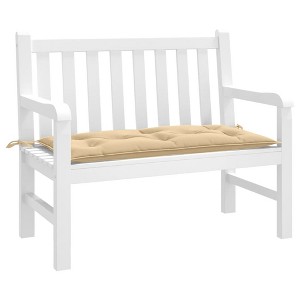 vidaXL Garden Bench Cushion Melange Beige 39.4"x19.7"x2.8" Fabric - 1 of 4