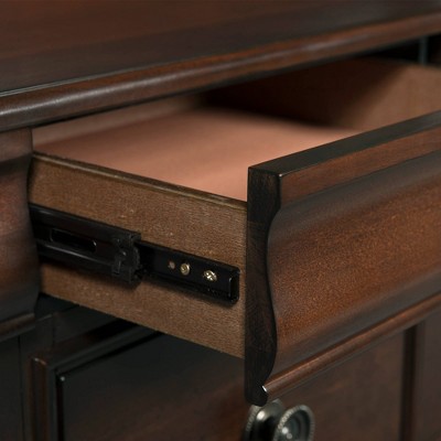 Conley 65'' Brown Cherry 12-Drawer Traditional Dresser