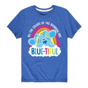 Boys' - Blue's Clues & You! - All The Colors Of The Rainbow Are Blue-tiful Short Sleeve Graphic T-Shirt - 1 of 4