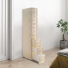YIYIBYUS Bathroom Floor Cabinet, Vertical Storage Unit with Drawers, Narrow Tall Slim Storage Tower - 2 of 4