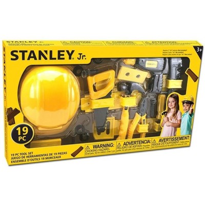 Red Tool Box Stanley Jr. Deluxe Plastic Tool Set #B