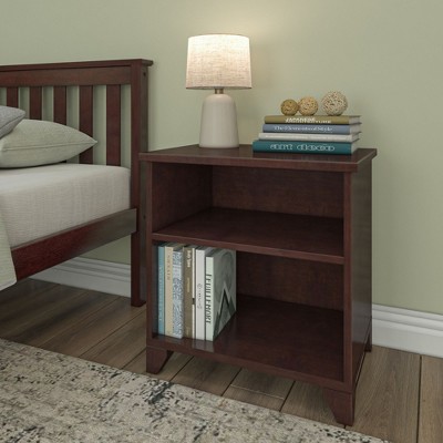 Plank+Beam Solid Wood Nightstand with Shelves