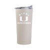 NCAA Miami Hurricanes Sand Powder Coat Tumbler - 20oz: Stainless Steel Insulated Drinkware - 2 of 2