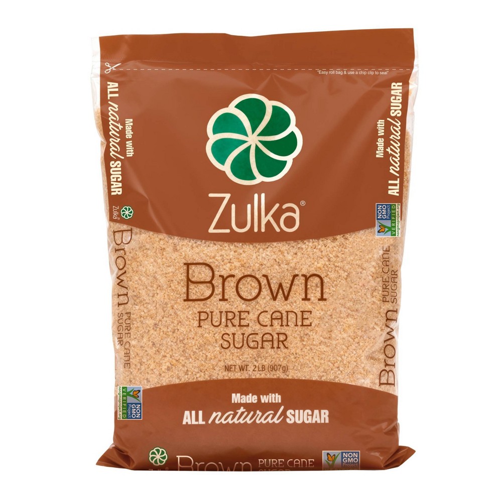 Zulka Pure Cane Coarse Brown Sugar - 2lbs