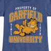 Girls' - Garfield - Varsity Fitted Short Sleeve Graphic T-Shirt - 2 of 4
