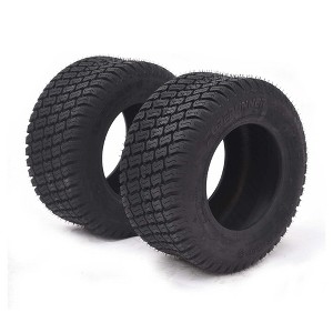 2PCS 18x8.50-8 Lawn Mower Tires, 4PR,  Tubeless, 7.1mm Tread Depth, 815 LBS Loading Capacity - 1 of 4