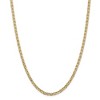 Black Bow Jewelry 3.75mm, 14k Yellow Gold, Solid Concave Anchor Chain Necklace - 3 of 4
