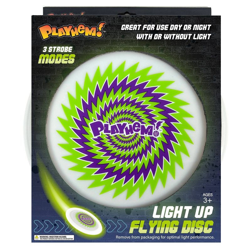 Playhem 10.5&#34; Light-Up Flying Disc, 4 of 5