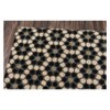 1'6"x2'6" Mosaic Design Woven Door Mat Black - Novogratz By Momeni: Indoor Outdoor Coir Front Doormat, Bohemian Style - 2 of 4