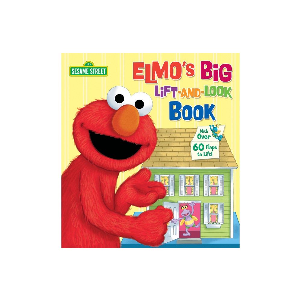 Elmos Big Lift-And-Look Book (Sesame Street) - by Anna Ross (Board Book)