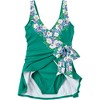 Lands' End Women's Side Tie Mini Swim Dress Swimsuit - 4 of 4
