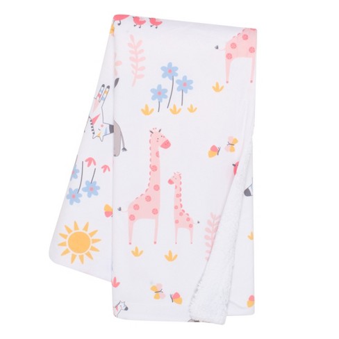 Baby Blooms Watercolor Floral/Butterfly Soft Fleece Baby Blanket – Lambs &  Ivy