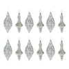 Melrose Glittered Glass Drop Ornament (Set of 12) - 3 of 3