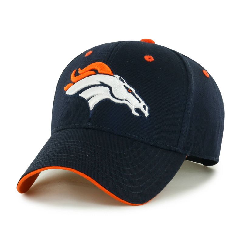 NFL Denver Broncos Boys&#39; Moneymaker Snap Hat, 1 of 3