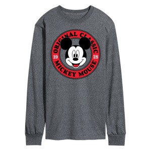 Men's - Disney - Mickey Mouse Original Classic Long Sleeve Graphic T-Shirt - 1 of 4